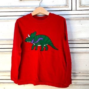 Hanna Andersson Christmas Dinosaur Shirt